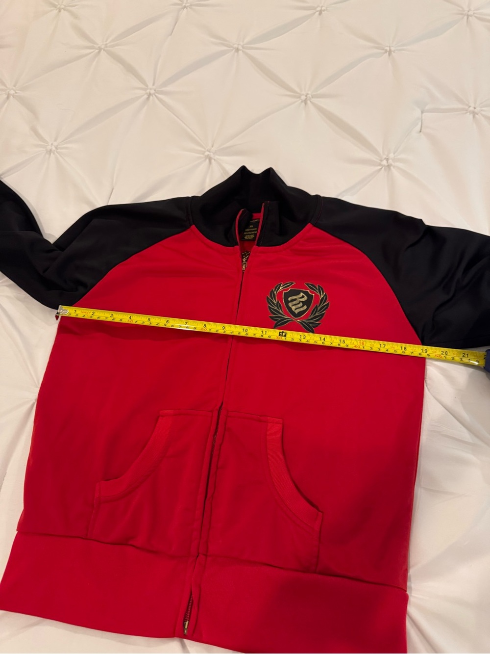 Rocawear Red & Black Full Zip Track Jacket XL Sexy Since MCMXCIX Y2K - Picture 10 of 16